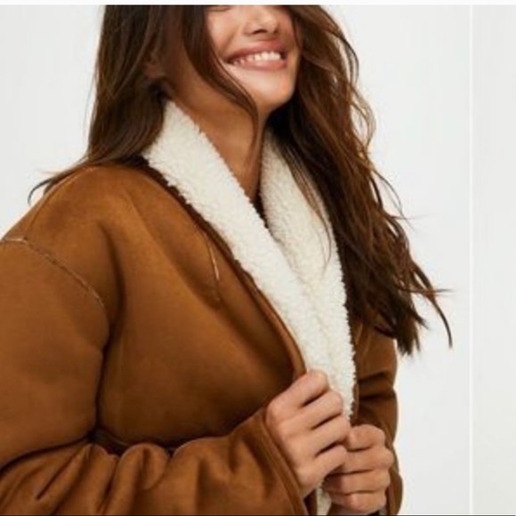 Wilfred Free Sherpa Suede Jacket - Picture 9 of 10